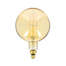 Ampoule led déco filament ambrée E27 800lm 8W blanc chaud - XANLITE