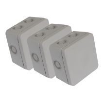 Boite de dérivation IP54 85x85x50 lot de 3 - DEBFLEX