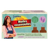 2 Huiles Essentielles Lavandin et Eucalyptus 2x10ml - STARWAX THE FABULOUS