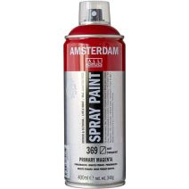 Peinture en bombe aérosol 400ml rouge transparent moyen 317  - AMSTERDAM