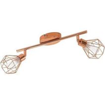 Spot Zapata en acier cuivre G9-LED 2 x 3W 3000K - EGLO