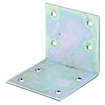 Équerre large côtés égaux 60x60x2mm Ø5mm 8 trous - ALBERTS
