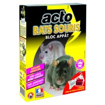 Blocs Appâts Rats Souris 240g - ACTO