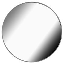 Miroir rond bois noir Ø80cm