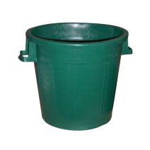 Poubelle d'extérieur sans couvercle - 50 L vert - EDA