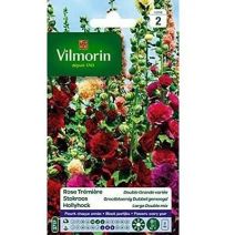 Graines Rose Trémière Double Grande Variée - VILMORIN