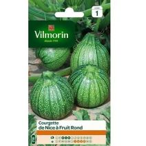 Graines Courgette de Nice à Fruit Rond - VILMORIN