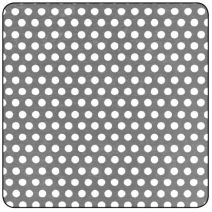 Tôle perf. alu inc. 500x500mm