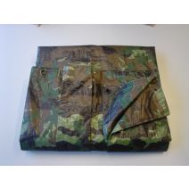 Bâche de protection camouflage 1.80x3m