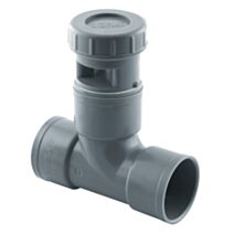 Té anti-vide FF PVC Diam.40 - INTERPLAST
