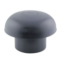Chapeau de ventilation PVC ardoise Diam.125 - FITT
