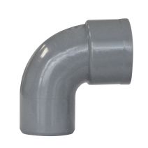 COUDE PVC A COLLER MÂLE FEMELLE Ø 32 87°30