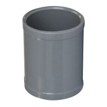 MANCHON PVC A BUTÉE FEMELLE-FEMELLE Ø 50 mm