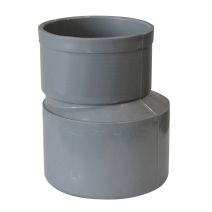 RÉDUCTION PVC EXTÉRIEUR EXCENTRÉE MÂLE Ø 100 FEMELLE Ø 80 mm
