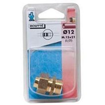 Union fer cuivre 341gcu mâle 15x21 Ø14 - 1115531 - BOUTTE