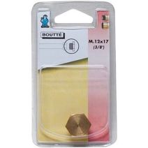 Bouchon laiton mâle 12x17 612 - 1112202 - BOUTTE