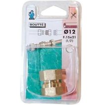 Raccord bicône femelle 15x21 Ø12 - 1173812 - BOUTTE