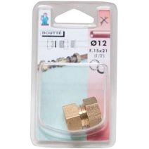 Raccord instantané laiton femelle Ø12 15x21 - 1118341 - BOUTTE