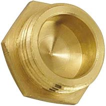 Bouchon laiton mâle 15x21 chrome - 6112214 - BOUTTE