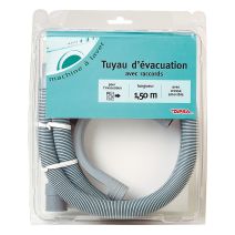 Tuyau évacuation Ø18-2 m crosse