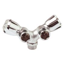 Robinet 2 sorties Y M15/21-M20/27