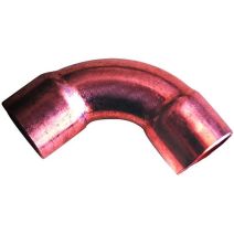 Courbe cuivre à souder 90° grand rayon femelle Ø12 3119834 - BOUTTE