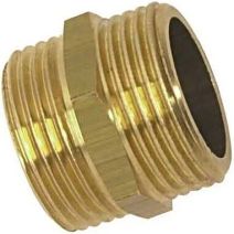 Mamelon laiton double mâle 26x34 - 2111396 - BOUTTE