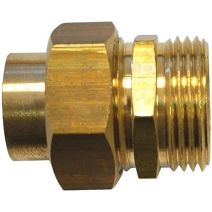 Union fer cuivre sphéro-conique laiton 341gcu M20x27 Ø18 - BOUTTE