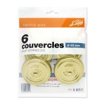 6 Bouchons Familia Wiss Ø82mm - LE PARFAIT