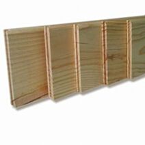 5 Plinthes 198x9x0,98cm Pin Rustique