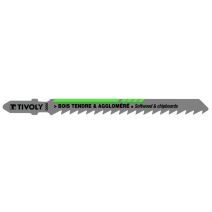 2 lames scie sauteuse T bois tendre/aggloméré EP5-50 - TIVOLY