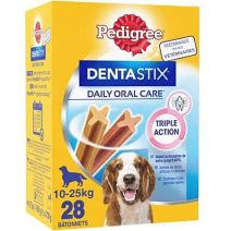 28 Friandises Chien Moyen Dentastix - PEDIGREE