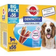 56 Friandises Chien Moyen Dentastix - PEDIGREE
