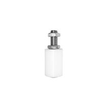 Roulette olive nylon droite  Ø 40 x 60 mm