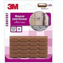 Mousse amortisseur adhésif 8x16mm marron - 3M