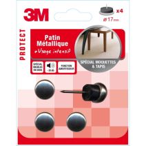 Patin métallique Ø17mm - 3M