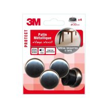 Patin métallique Ø40mm - 3M
