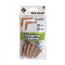 Kit étagères légères grapex Ø8 + vis Ø4x40mm + Ø4x50mm - RED HEAD 