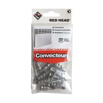 Kit convecteur VIX + 8 vis TR Ø4.5x35mm RED HEAD 
