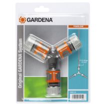 Raccord arrosage mâle triple en Y - GARDENA 