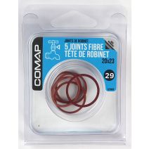 5 joints fibre tête de robinet 20x23 - COMAP