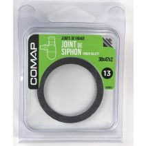 Joint caoutchouc pour culot siphon 38x47x2 - COMAP