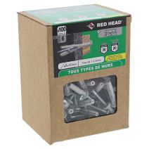 100 Chevilles Frapex M Ø6x30mm TP - RED HEAD 