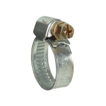 2 colliers galva  D.18 à 28 mm - lg 8 mm