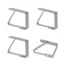 4 Fixe-Nappe Inox