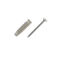50 Chevilles Nordtech Ø6x30mm + Vis TF Ø4x40mm - RED HEAD 