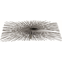 Hérisson de ramonage rectangulaire en acier plat 200 x 400 mm