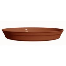 Soucoupe ronde Roméo , terre cuite D15