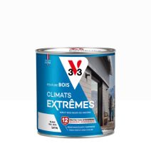 Peinture Bois Climats Extrêmes Blanc satin 0,5 L - V33