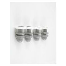 Lot de 4 roulettes pour cabine de douche, Ø 23 mm - AURLANE